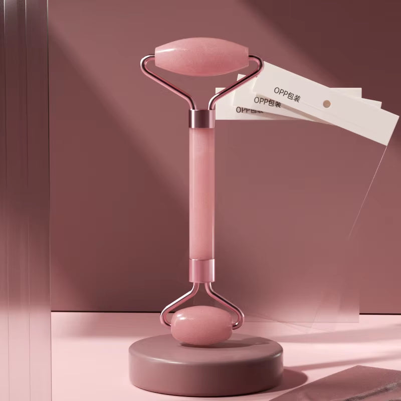 Facial Massage Roller and Scraping Board for Neck and Eye Care - Health and Beauty Skincare Tool